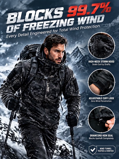 🛡️ ❄️ Mil-Spec Arctic-Shield crushes -30°F blizzard cold instantly!