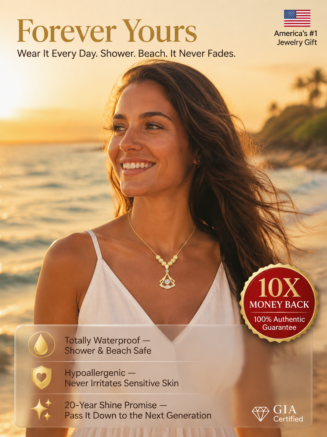 🚀 Dancing Crystal Necklace: Wear daily to sparkle with every move, No more dull outfits!