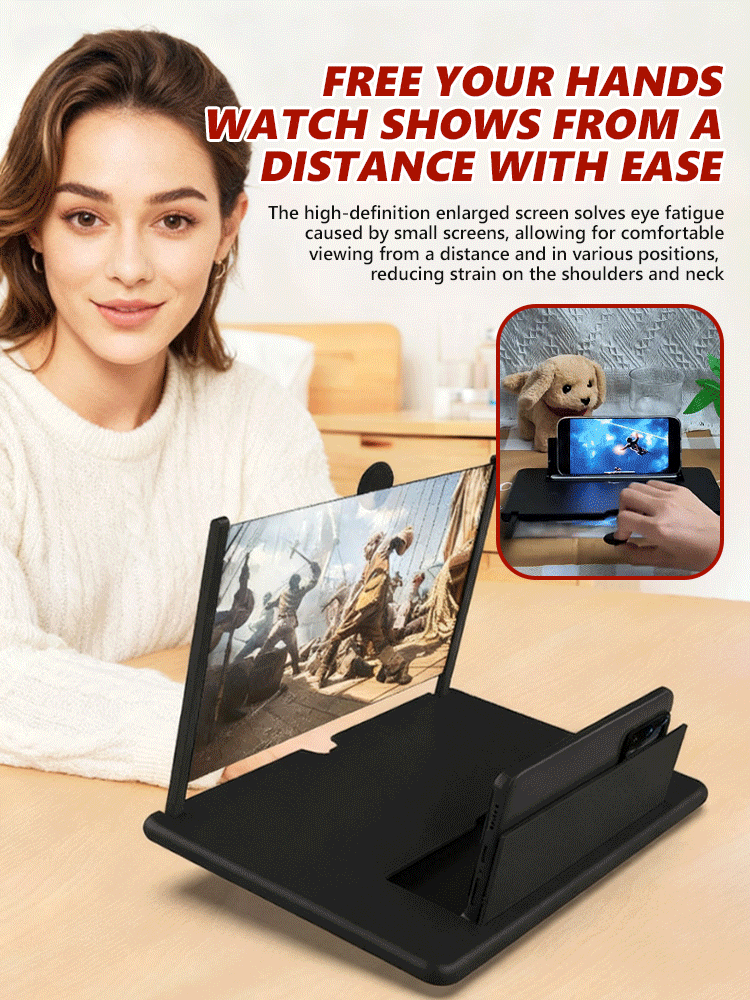 Stop squinting at tiny screens. Turn your phone into a 12" HD private cinema instantly.
