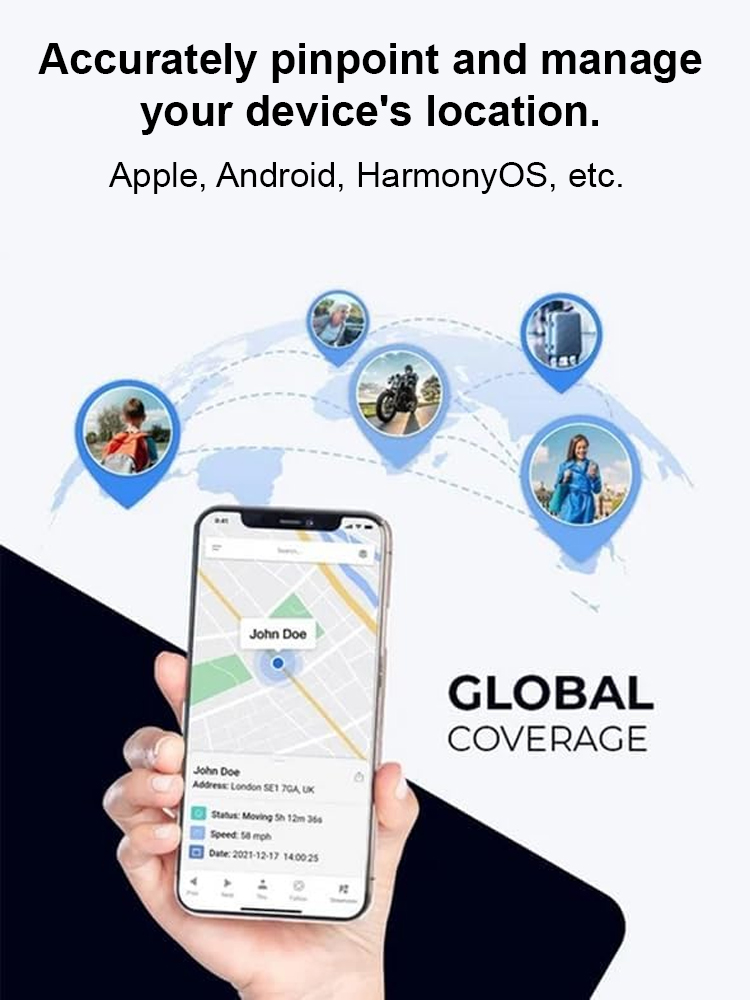 🛰NASA-grade Quantum Positioning｜Ultra-mini Tracker, Lifetime No Charging Required, Global Real-time Positioning✨