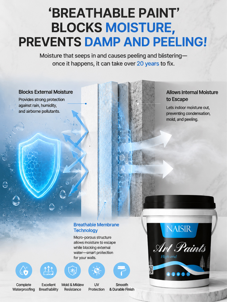 🚀 Superhydrophobic Marble Paint: Achieve a luxurious, waterproof wall finish with just one coat, say goodbye to mold and dampness!
