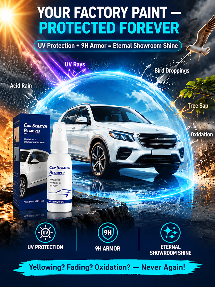 Just spray and wipe! Deep scratches vanish in 3 seconds—"Buy One, Get One Free" special offer!
