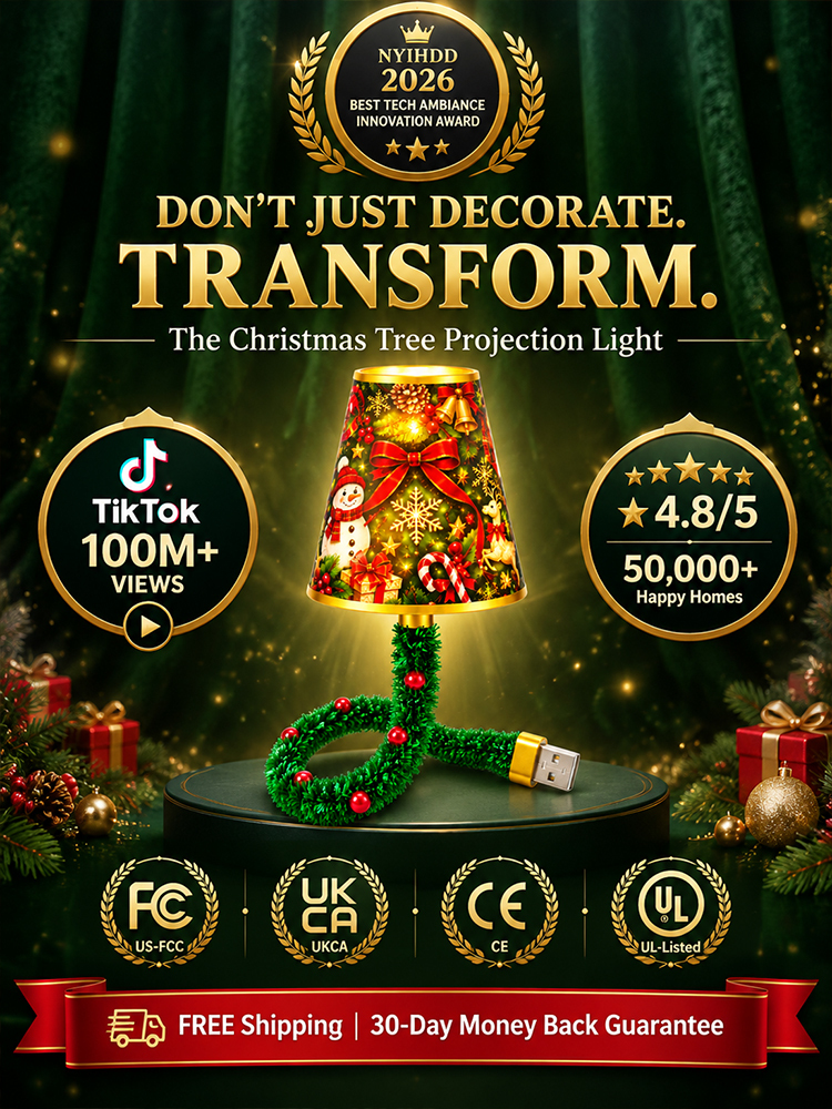 🎄✨ 4K Optical HD Lens Blasts 600 Sq.Ft Dynamic Aurora Instantly!