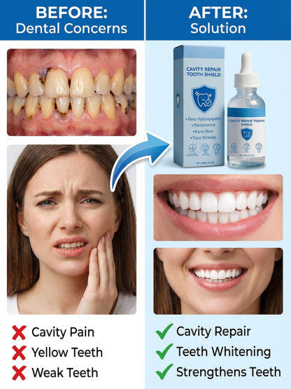 2 drops daily to rebuild enamel, No more tooth sensitivity!