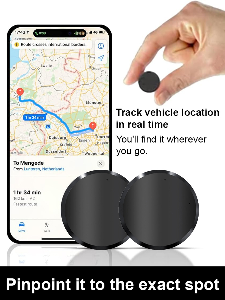 🛰NASA-grade Quantum Positioning｜Ultra-mini Tracker, Lifetime No Charging Required, Global Real-time Positioning✨