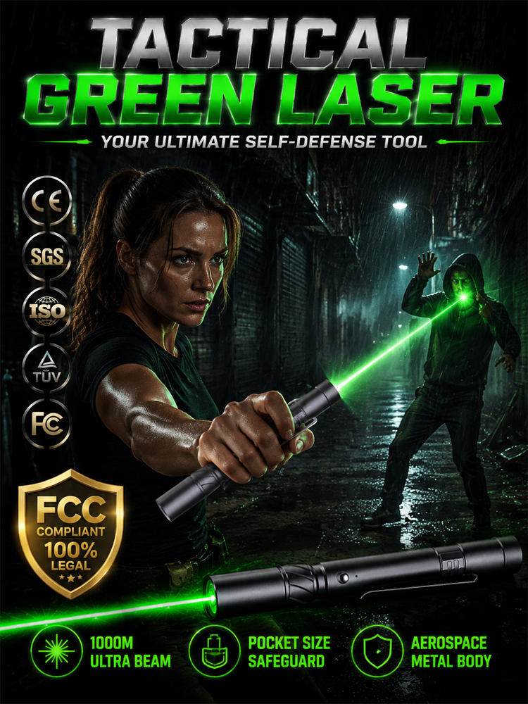 🚀 1000LM Pocket Penlight: 1-Click to 500ft Beam, No More Fumbling in the Dark!