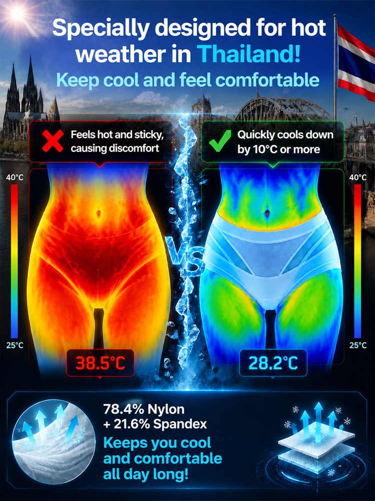 "It feels like instantly losing 15kg! This 'Arctic-Cool' fabric keeps me dry and comfortable, even during workouts or when wearing form-fitting dresses." 🛡️ 14-Day Risk-Free Shaping Guarantee: If you don't see an instant hourglass figure and a smooth, bu