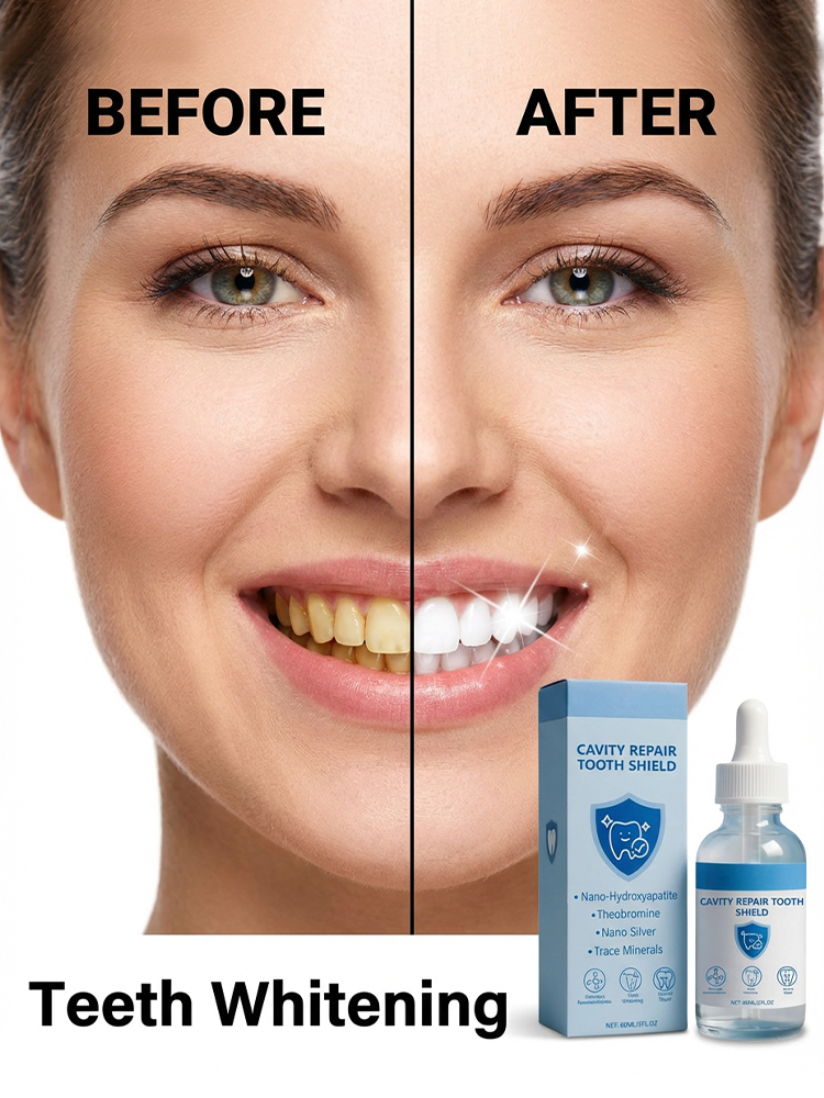 2 drops daily to rebuild enamel, No more tooth sensitivity!