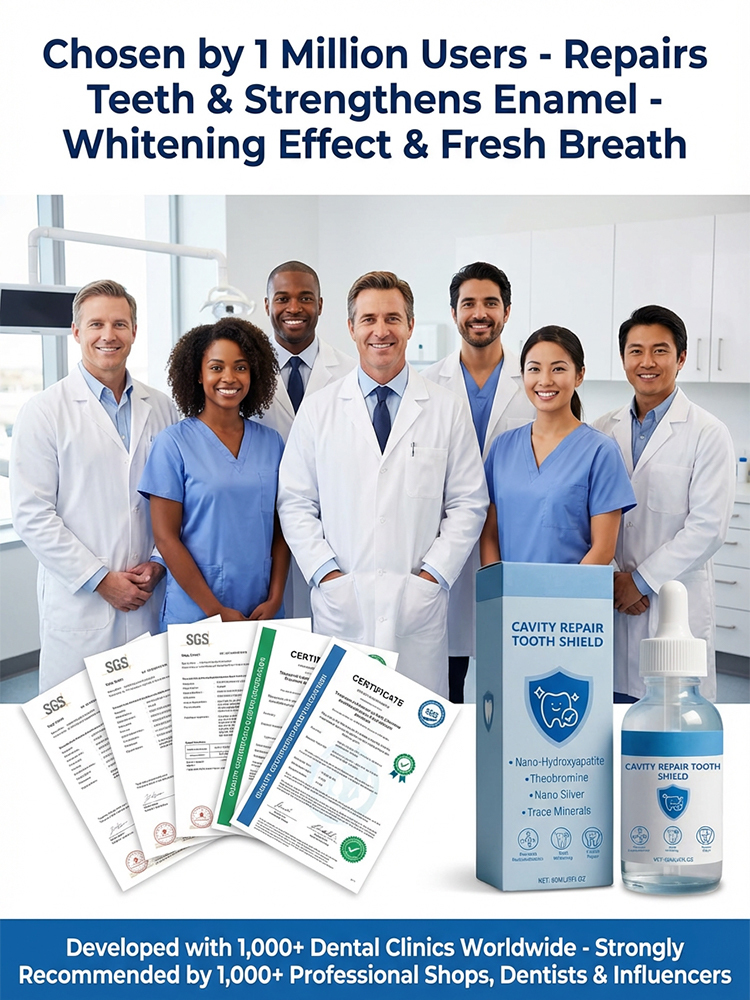 2 drops daily to rebuild enamel, No more tooth sensitivity!