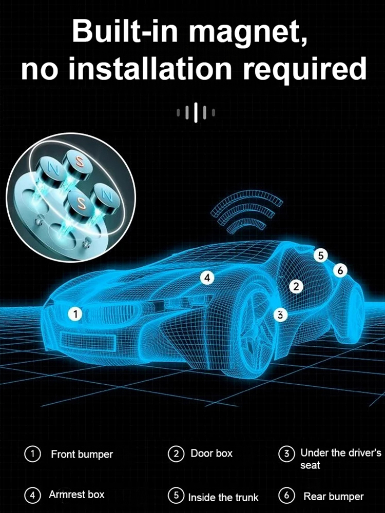 🛰NASA-grade Quantum Positioning｜Ultra-mini Tracker, Lifetime No Charging Required, Global Real-time Positioning✨