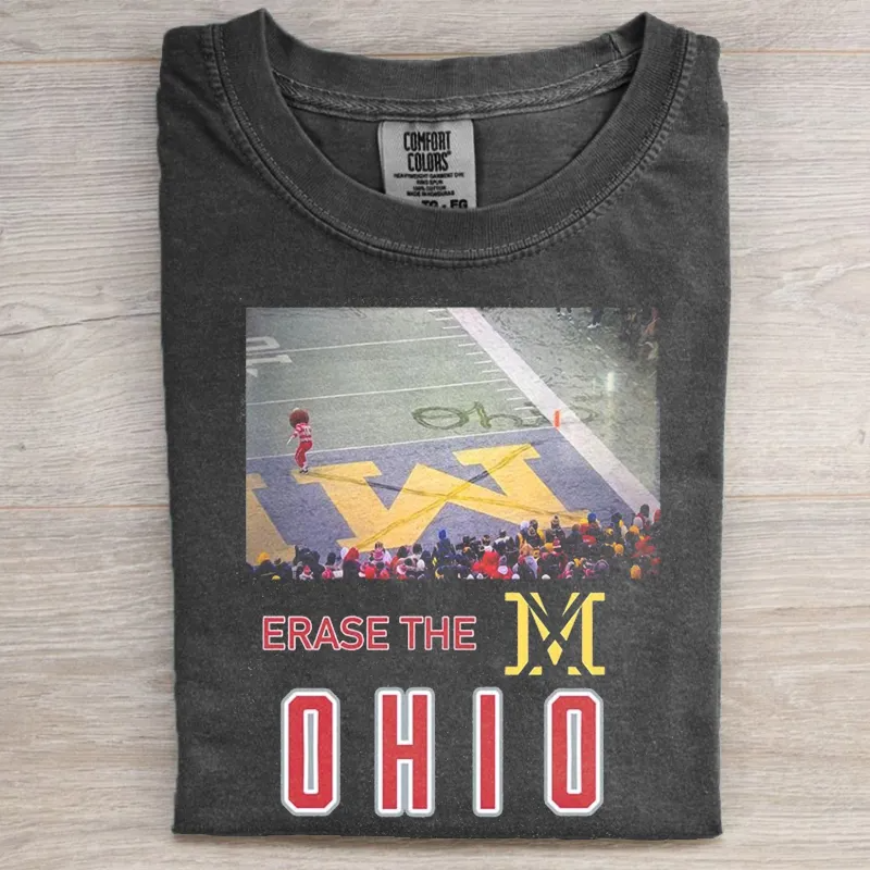 Ohio Erase The M T-Shirt    