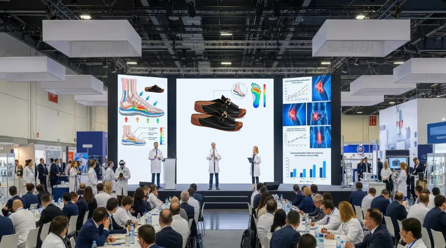 Comfort orthopedic walking shoes