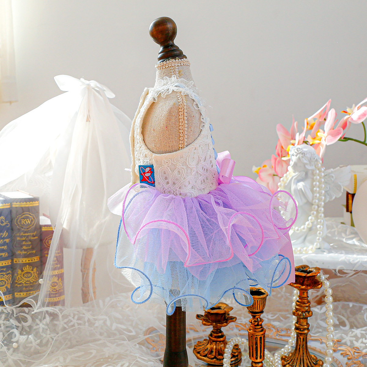 Pet Fall & Winter StellaLou-Inspired Dreamy Tulle Dress for Small Pets