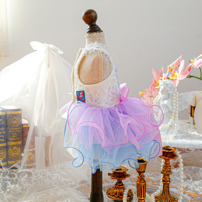 Pet Fall & Winter StellaLou-Inspired Dreamy Tulle Dress for Small Pets