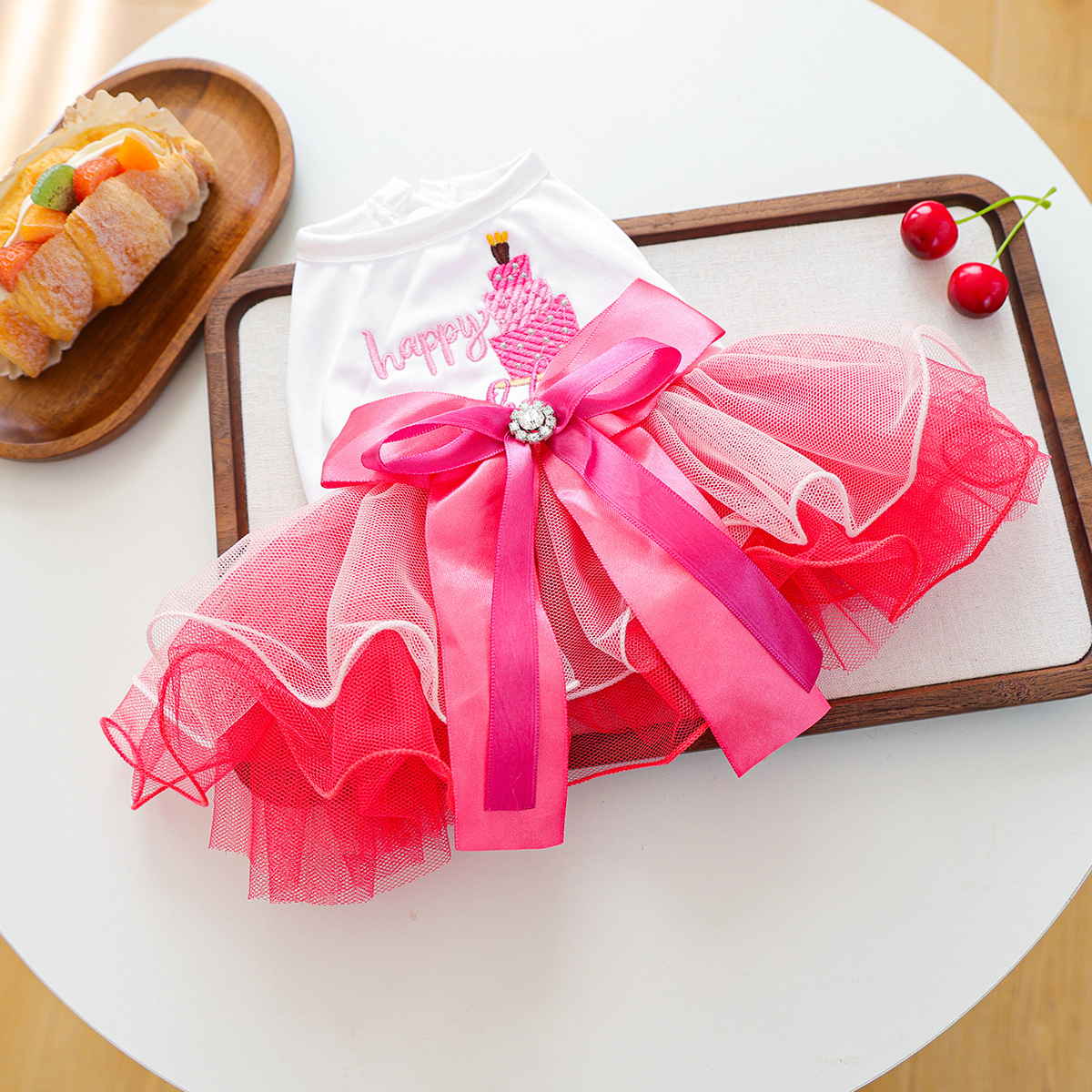 Bellepaw Pet Birthday Sparkle Tutu Dress