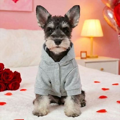 Bellepaw Pet "I Love Mum 4Ever" Embroidered Hoodie