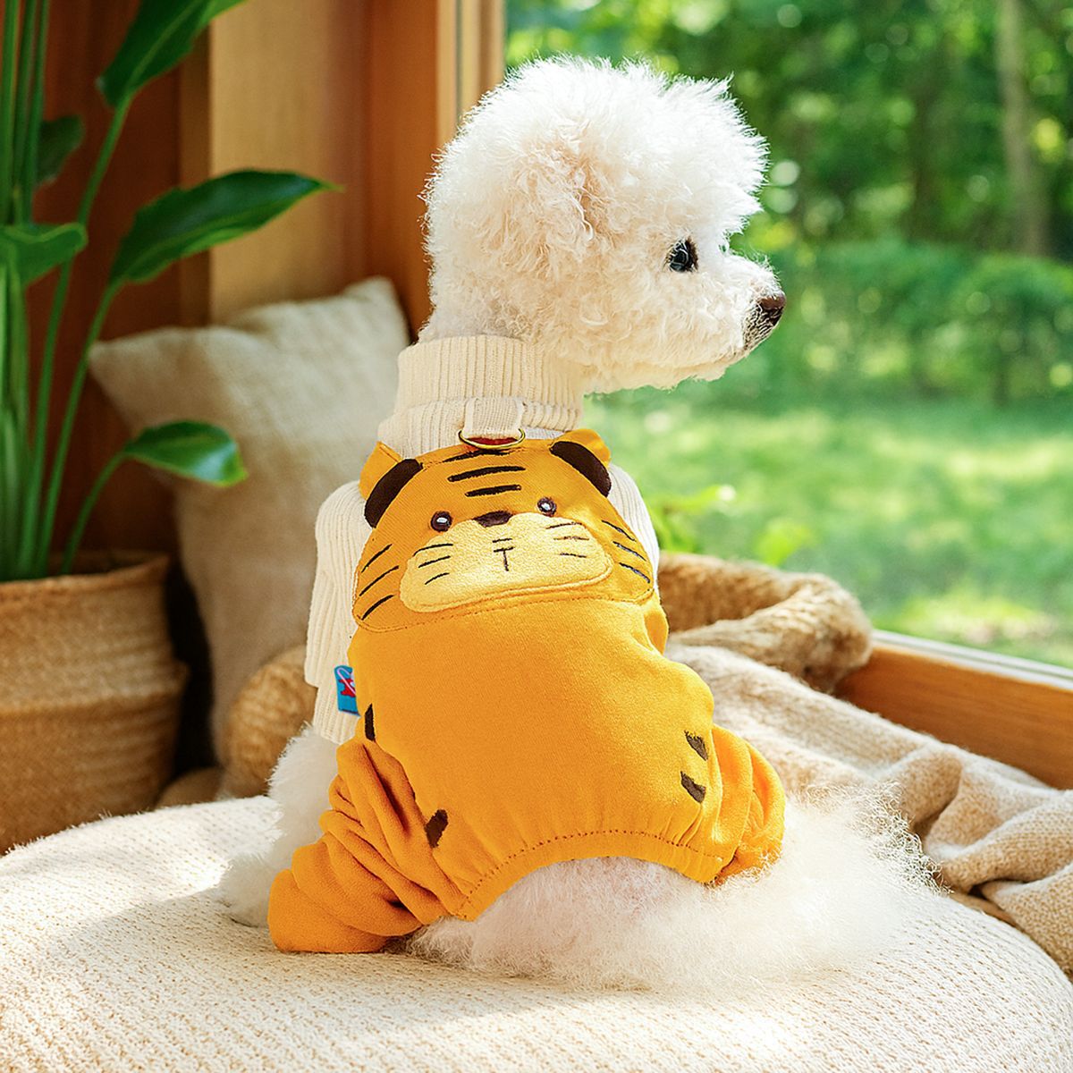 Teddy Bear O-Bubble Pet Overalls