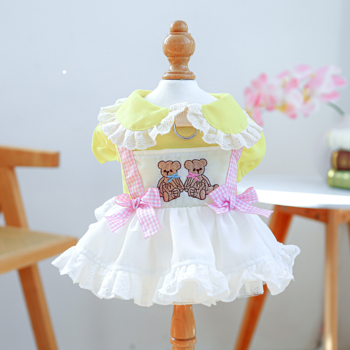 Cute Princess Tulle Puff Dress - Miss Coco Bridal Gown for Pets