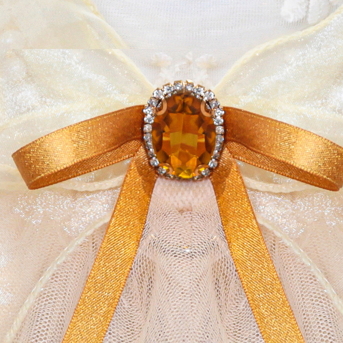Bellepaw Pet Champagne Gold Royal Princess Tutu Dress