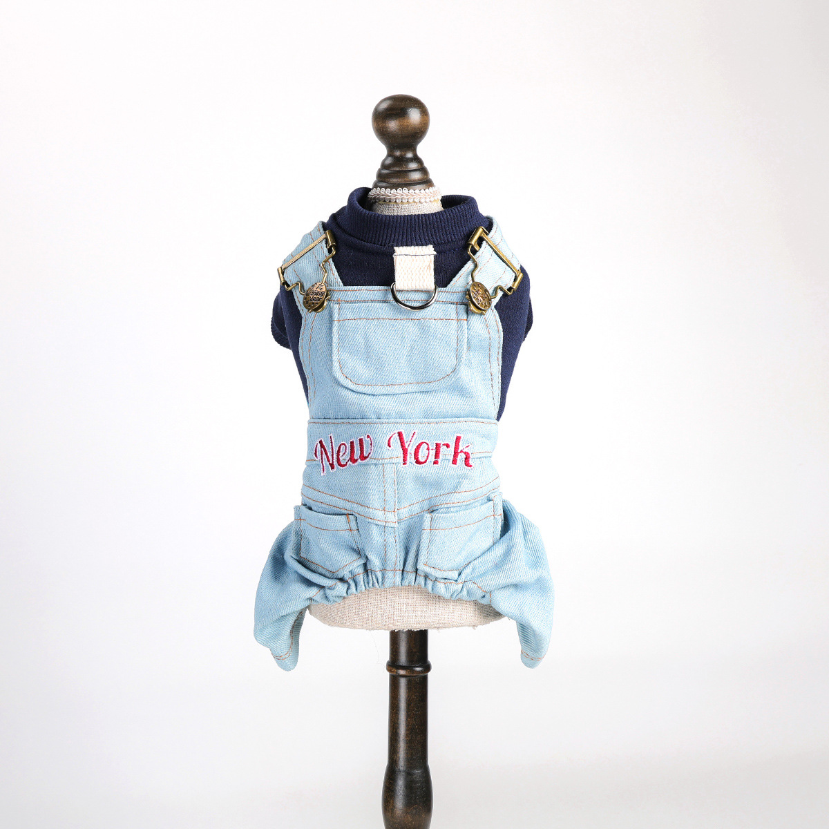 Best Friend Themed Pet Overalls - Fall/Winter Warm Comfortable Wear for Small Dogs, Puppies & Cats