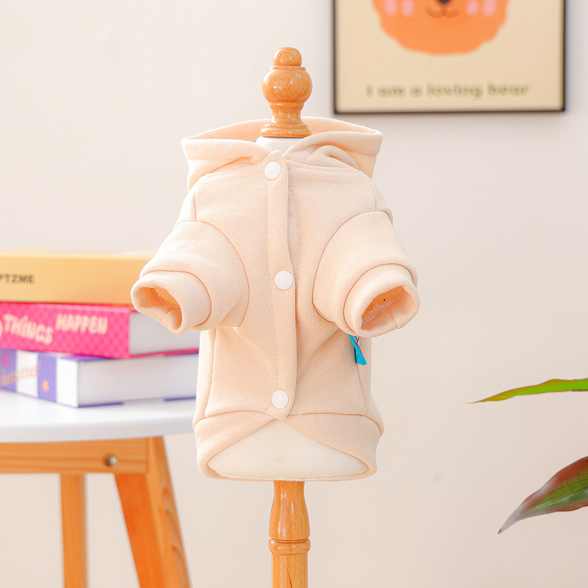 Bellepaw Pet "Introducing Me" Embroidered Fleece Hoodie