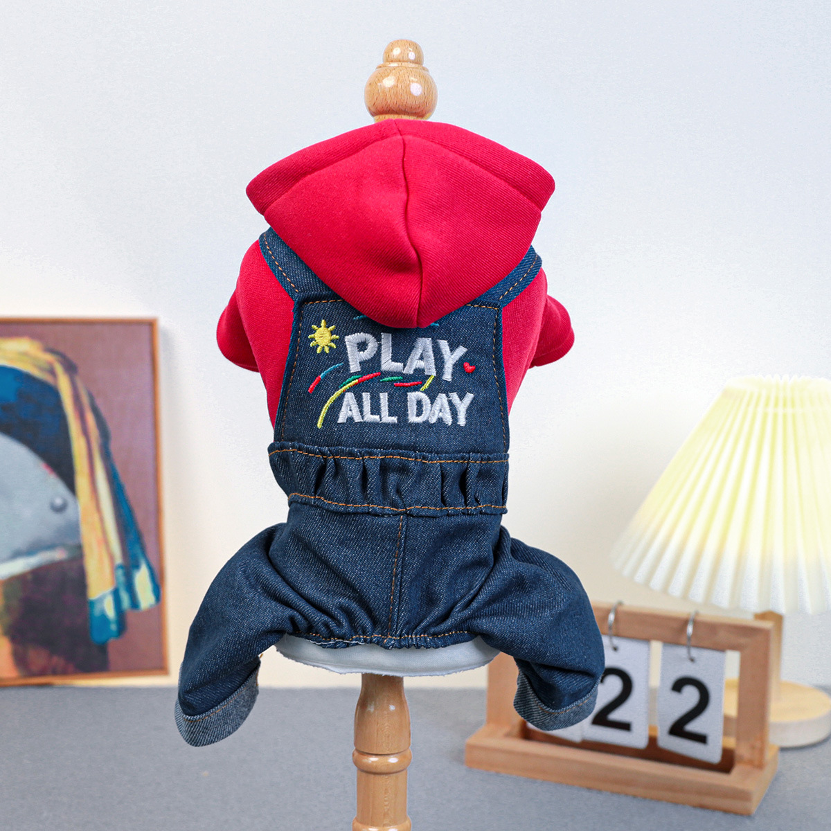 Teddy Bear O-Bubble Pet Overalls