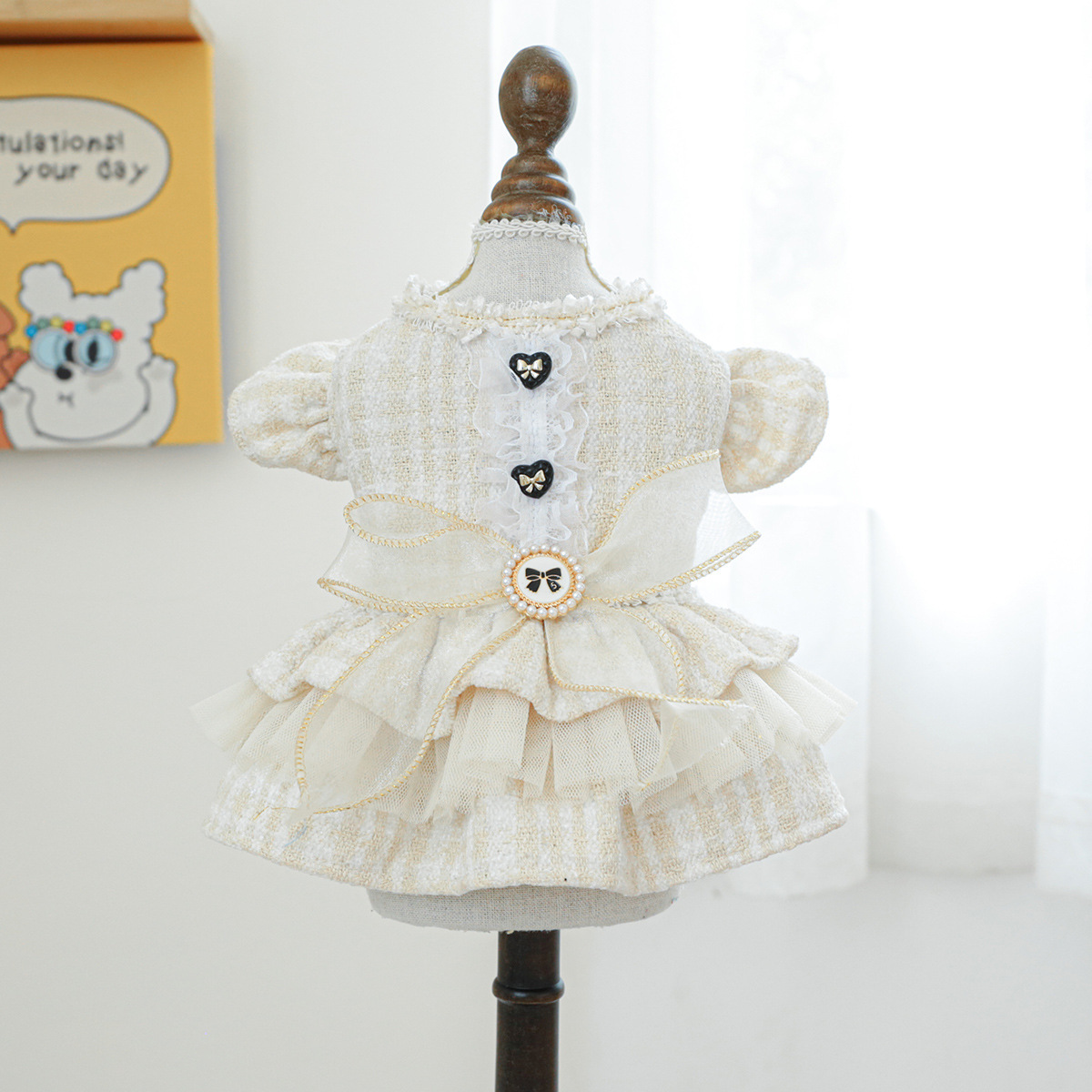 Cute Sweet Princess Dress - Casual Chic Holiday Pet Outfit for Dogs & Cats