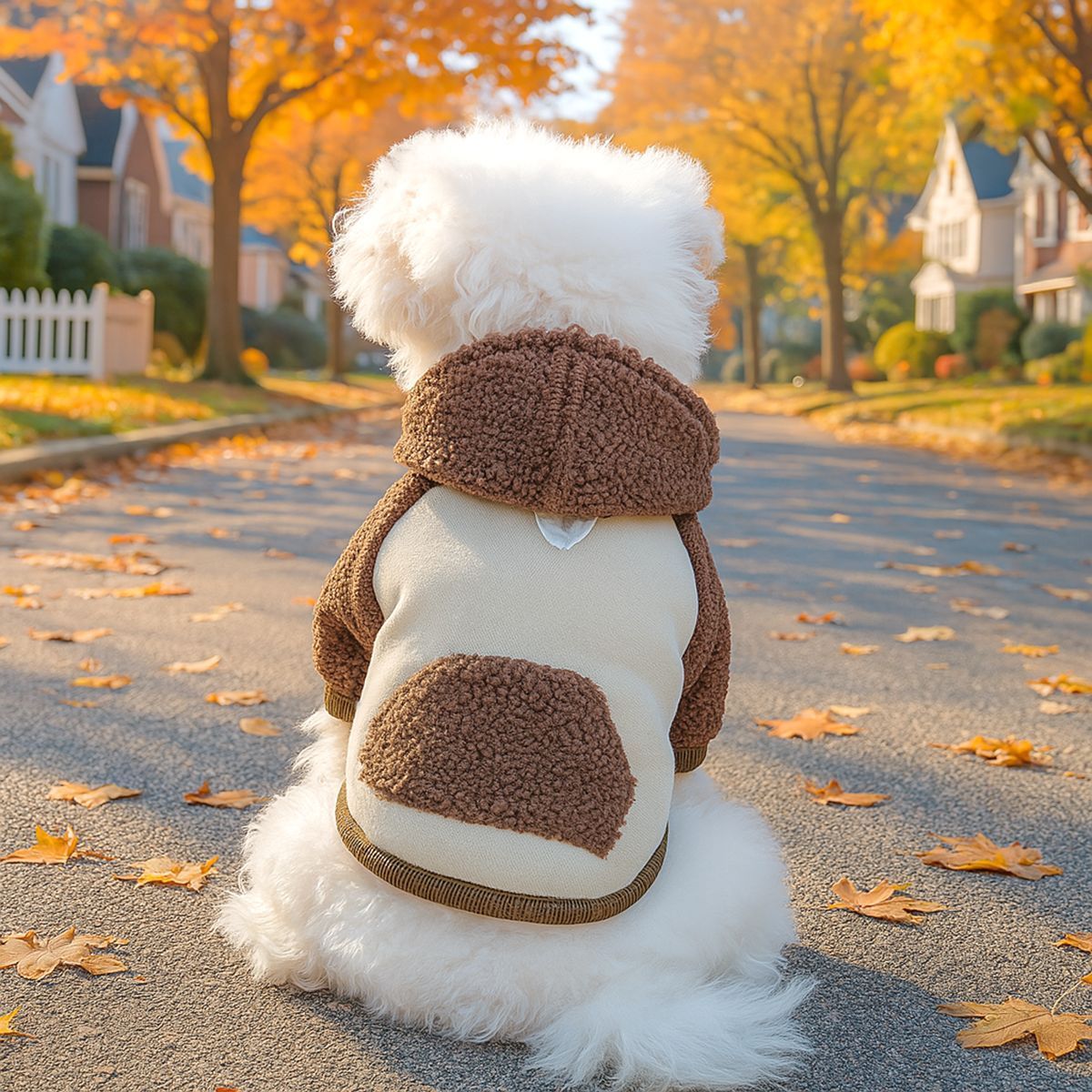 Cozy Lamb Fleece Hoodie | Autumn & Winter Essential | Warm Thickened Pet Wear