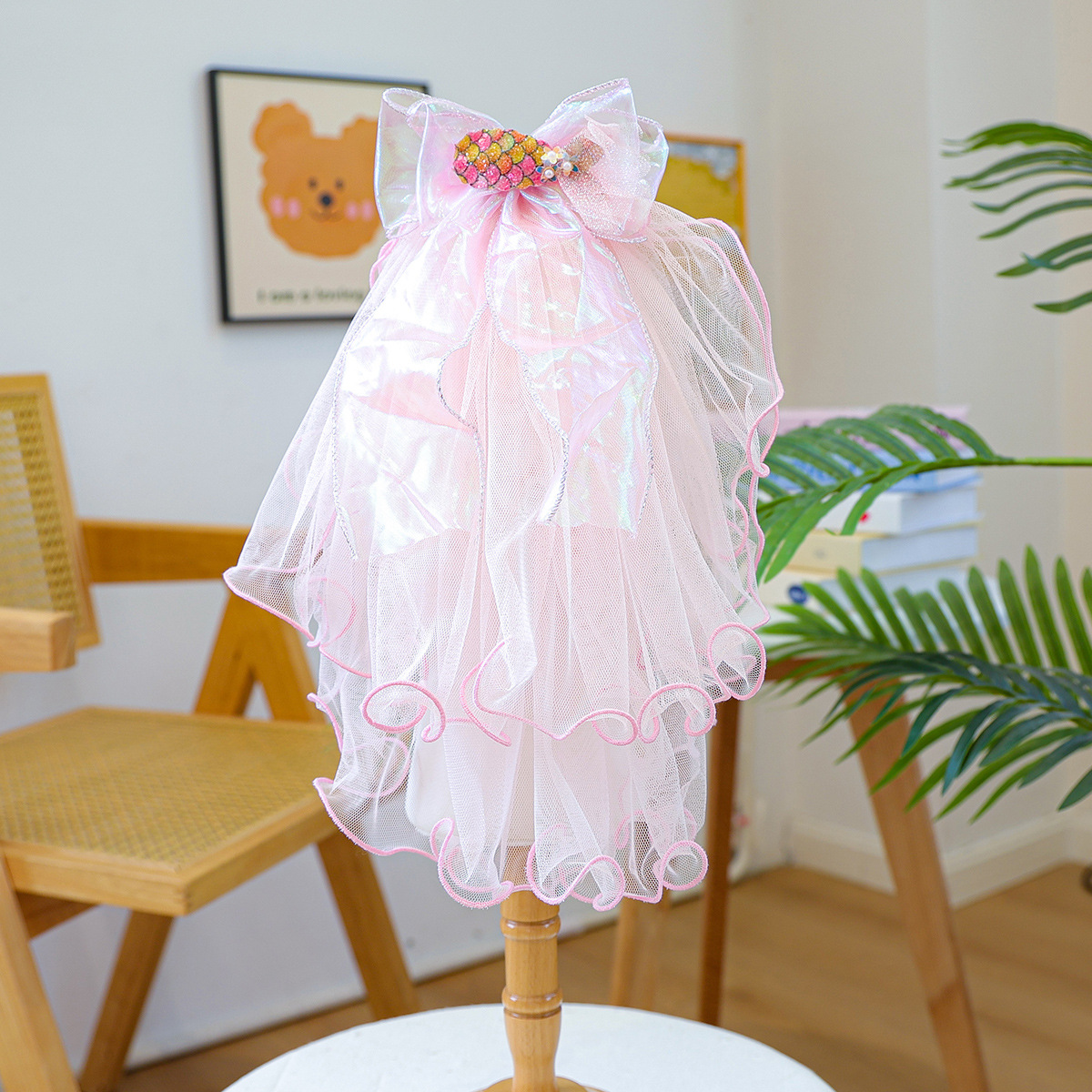 Rabbit Ear Veil - Purple