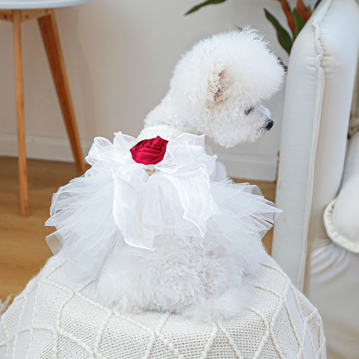 New SS Pet Princess Dress - Bow Accent | For Small & Medium Toy Breeds