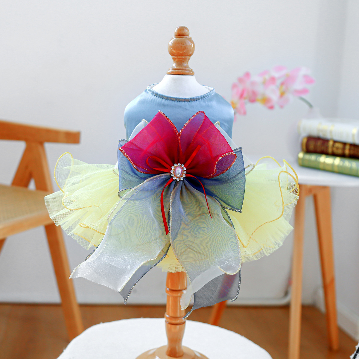 Cute Princess Tulle Puff Dress - Miss Coco Bridal Gown for Pets