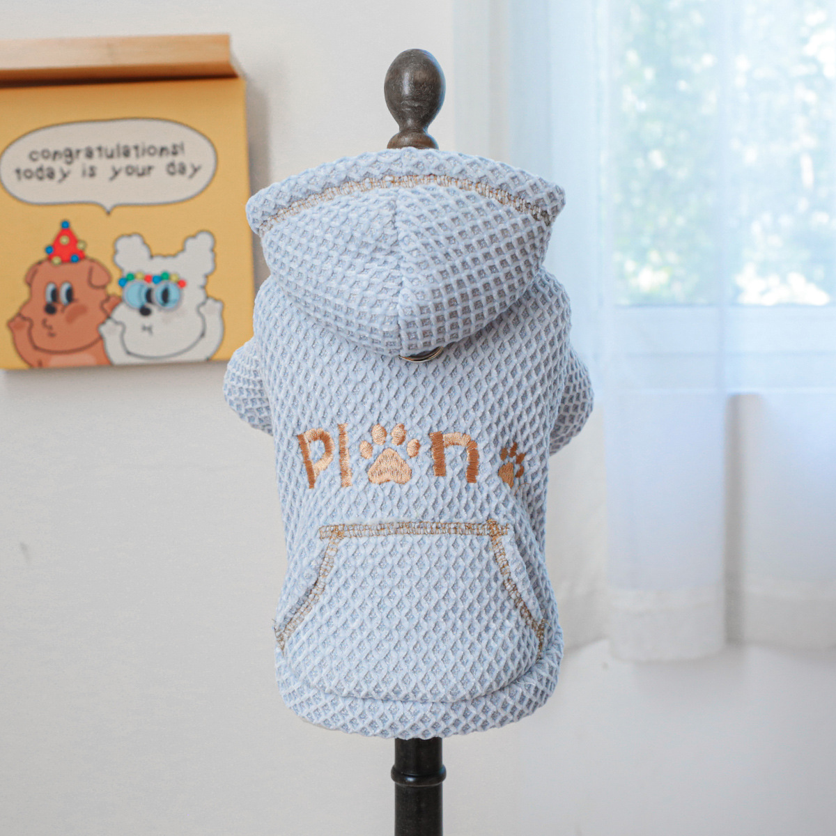 New Winter Pet Vest - Coffee Colored, Fleece Padded & Thickened, Stylish Warm Wear for Puppies & Kittens-BELLEPAW