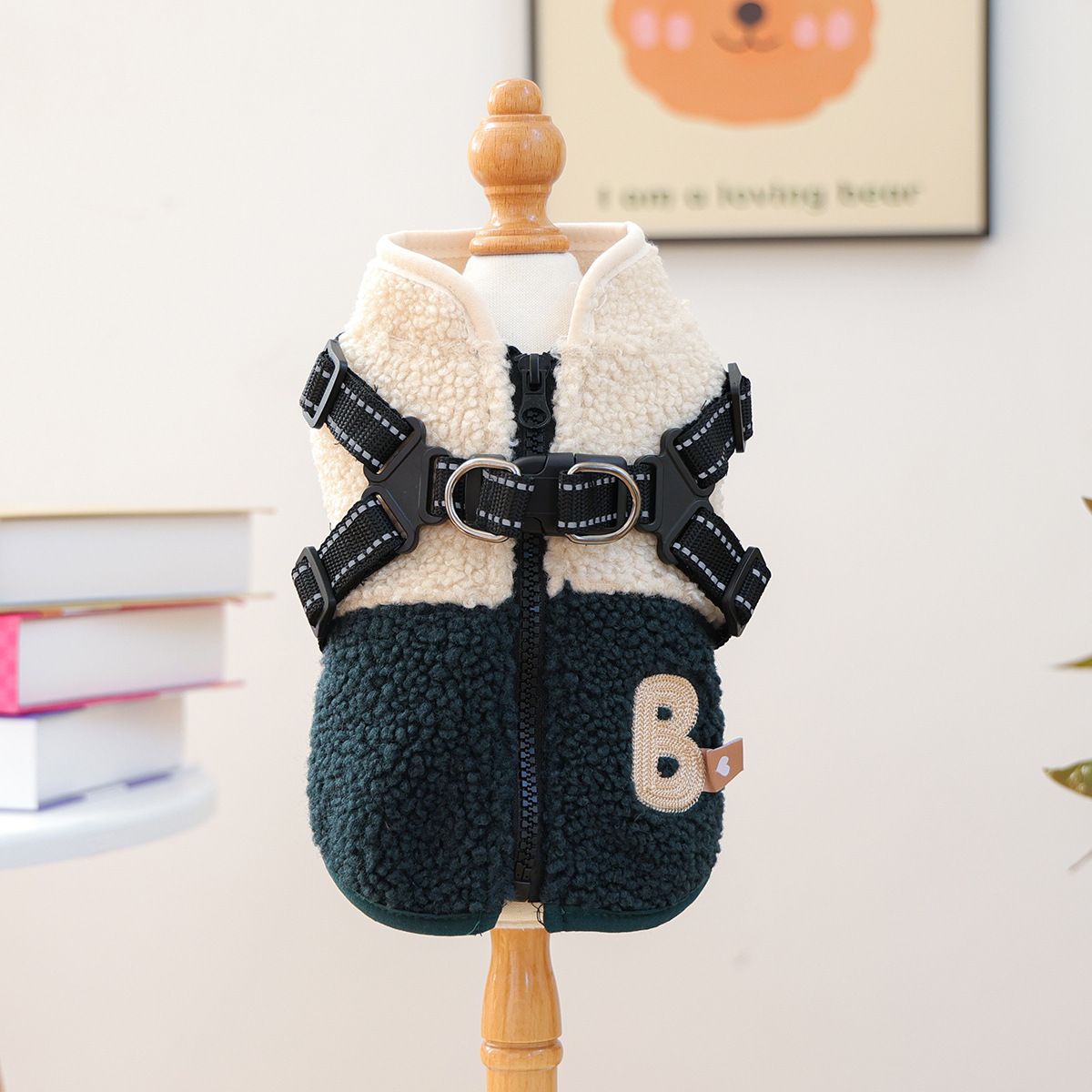 New Spring Pet Vest - Coffee Colored, Fleece Padded & Thickened, Stylish Warm Wear for Puppies & Kittens-BELLEPAW