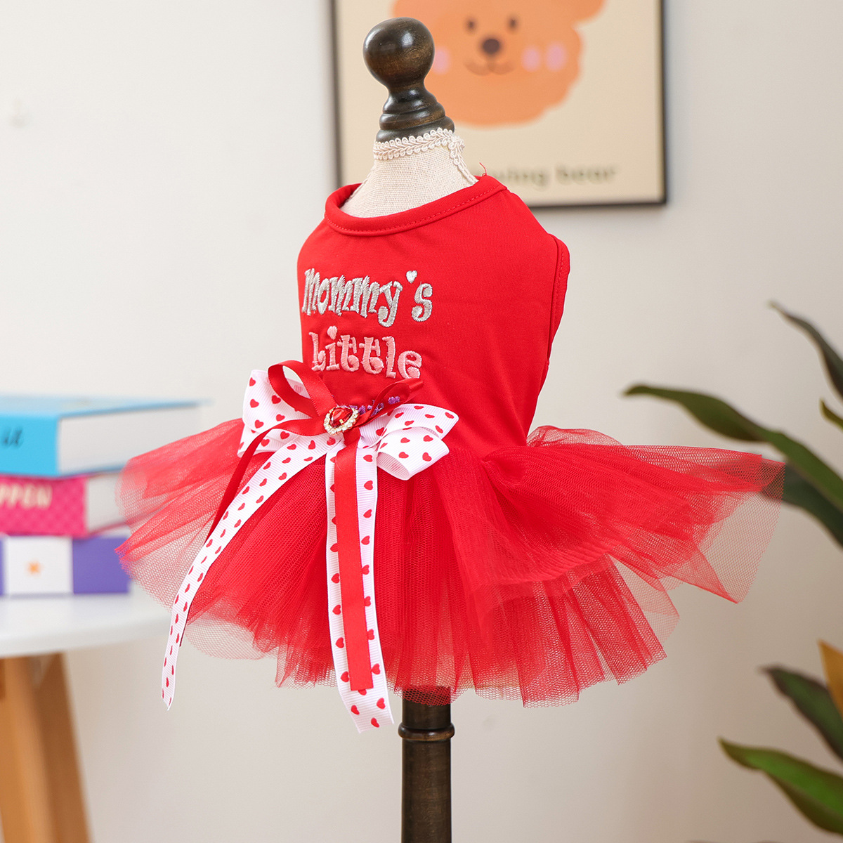 Bellepaw  "Mommy's Little Sweetheart" Valentine Tutu Dress
