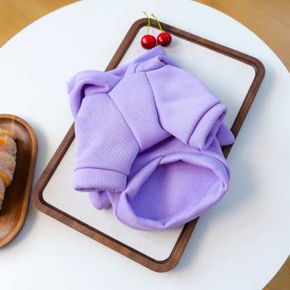 Bellepaw Pet "Bunny Eyes" Pink Fleece Hoodie