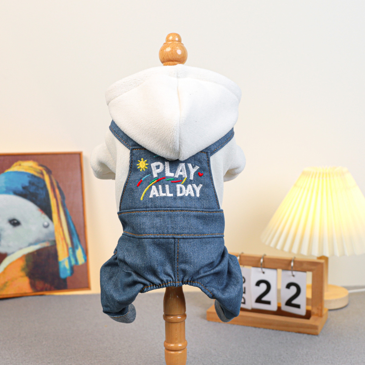 Teddy Bear O-Bubble Pet Overalls