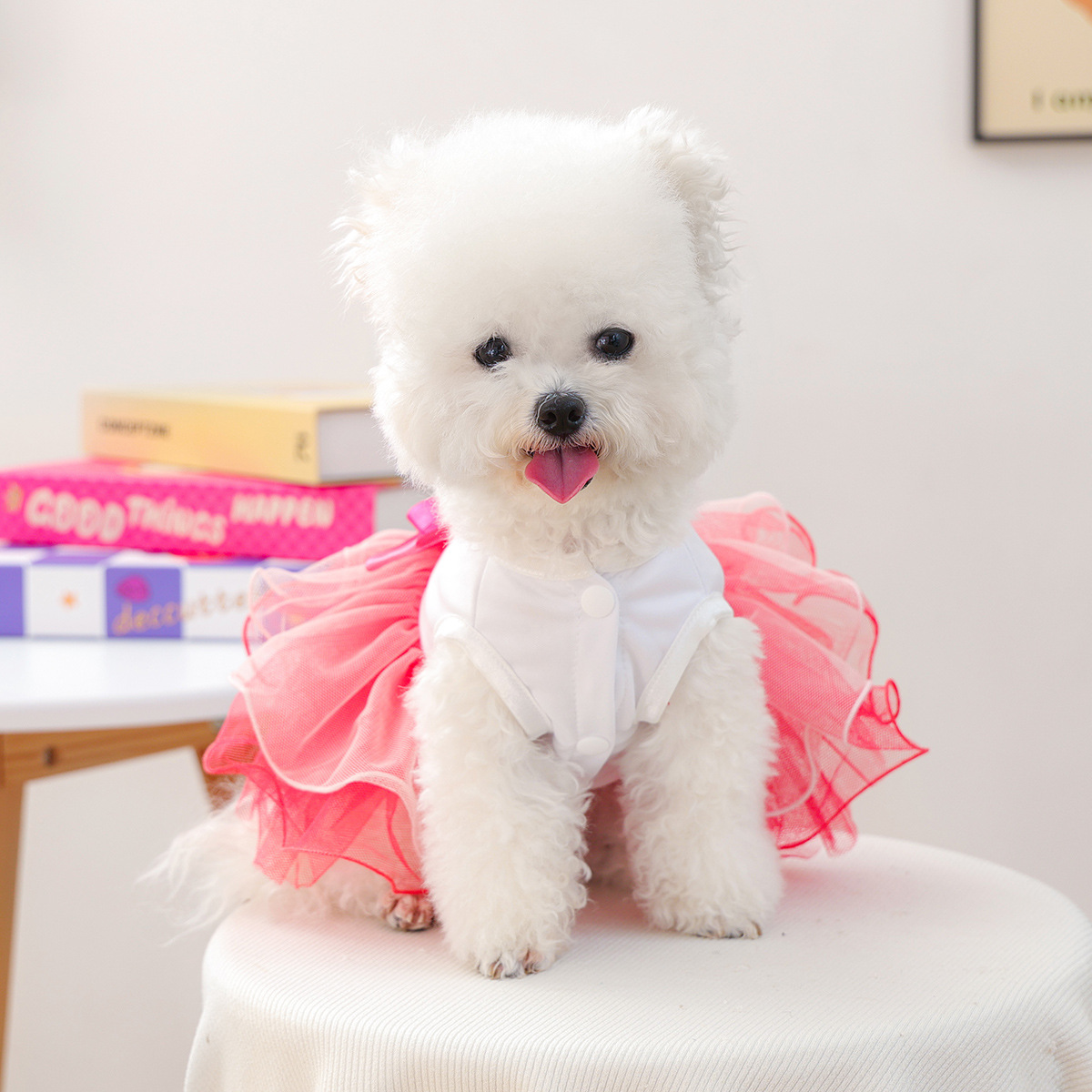 Bellepaw Pet Birthday Sparkle Tutu Dress