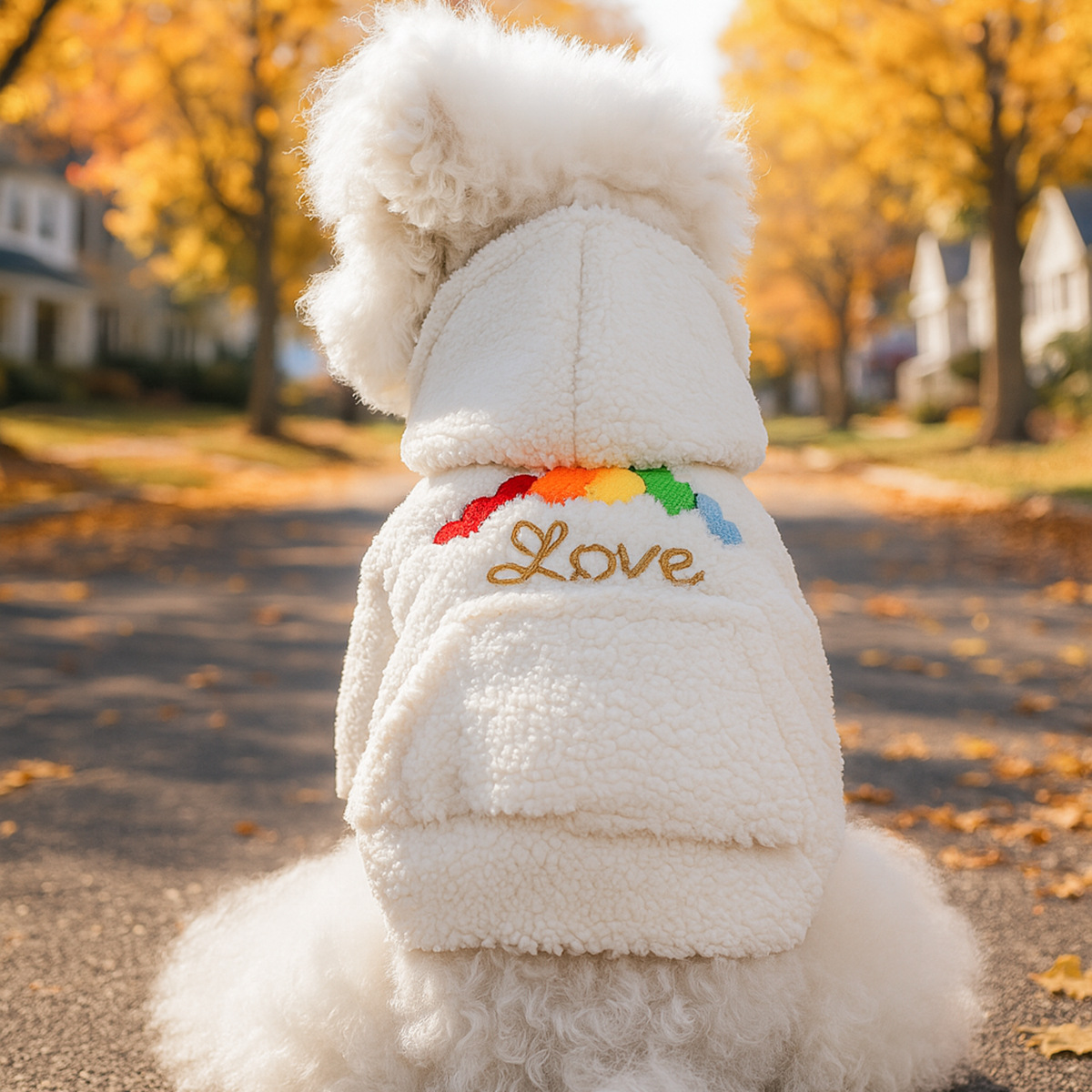 Cozy Lamb Fleece Hoodie | Autumn & Winter Essential | Warm Thickened Pet Wear