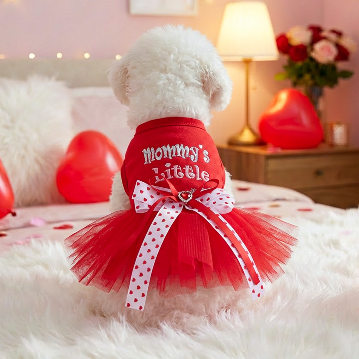 Bellepaw  "Mommy's Little Sweetheart" Valentine Tutu Dress