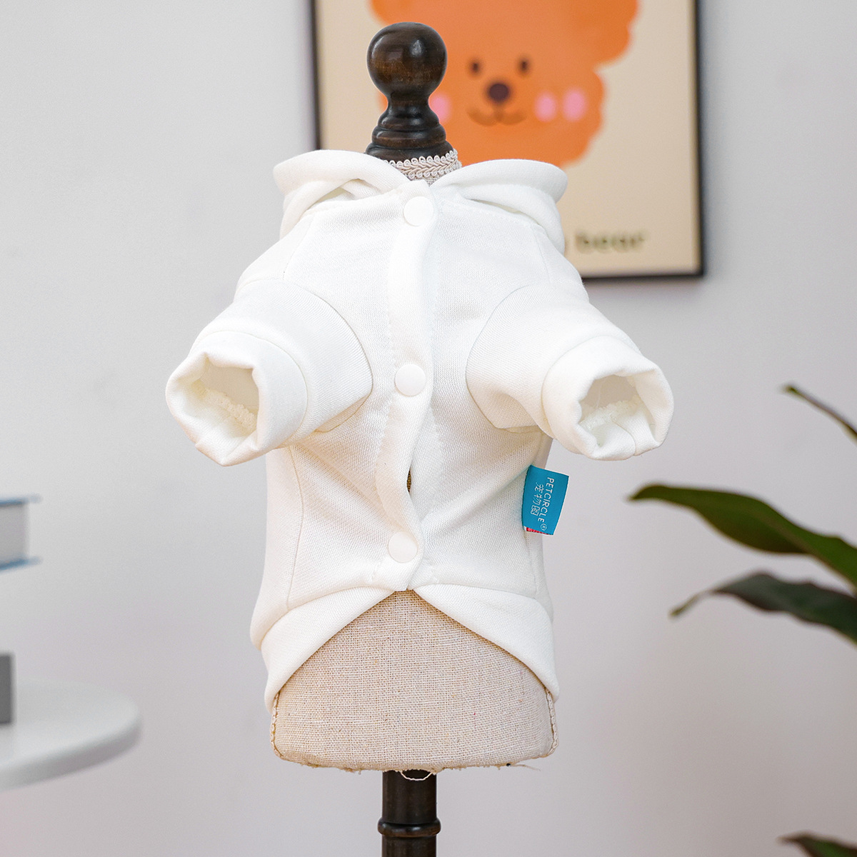 Bellepaw Pet "I'm a Sucker for You" Valentine's Day Embroidered Hoodie