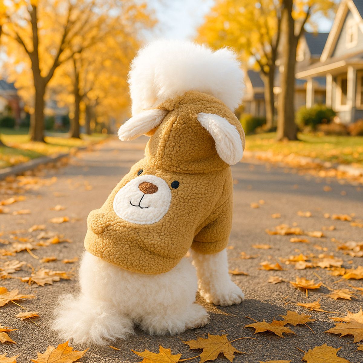 Cozy Lamb Fleece Hoodie | Autumn & Winter Essential | Warm Thickened Pet Wear