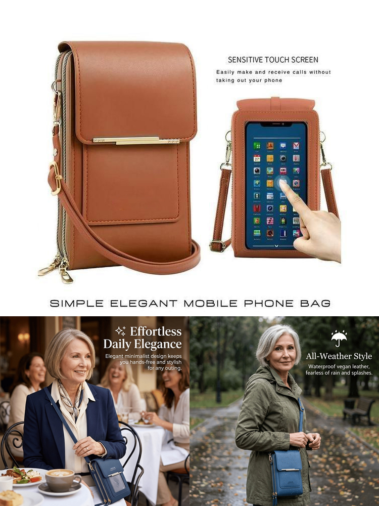 ✨Tired of heavy, shoulder-straining bags? Upgrade to our Smart Touchscreen Mini Crossbody!