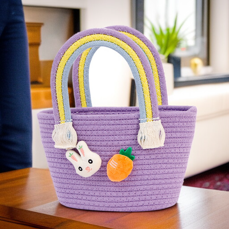 Handmade Cotton Rope Basket