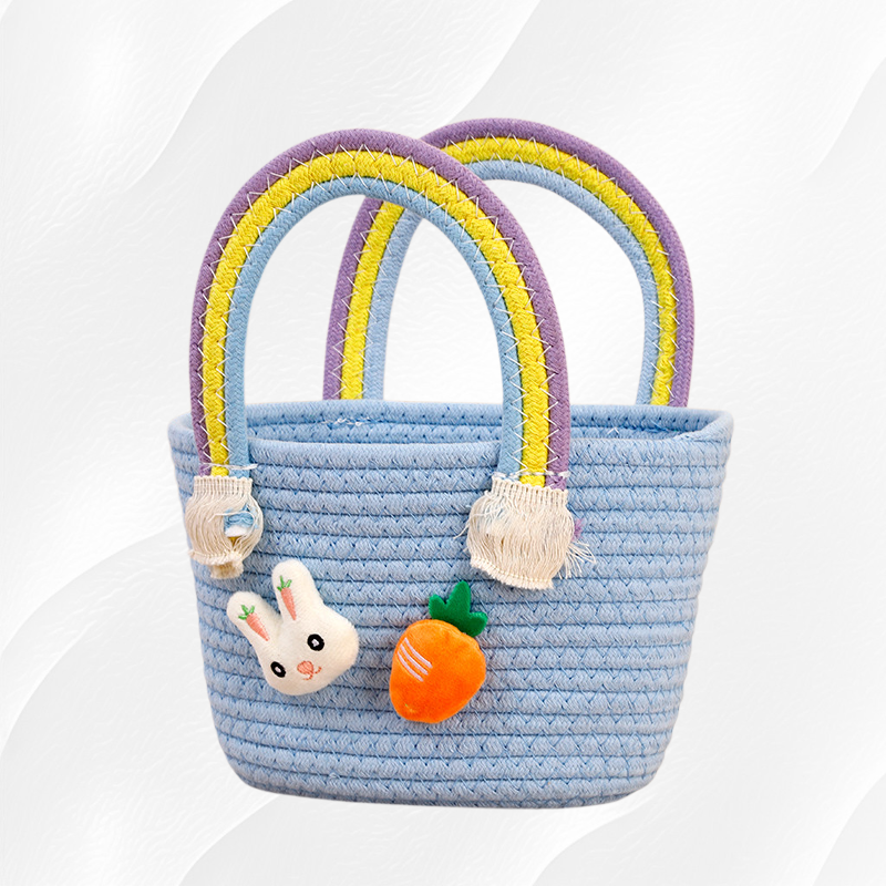 Handmade Cotton Rope Basket