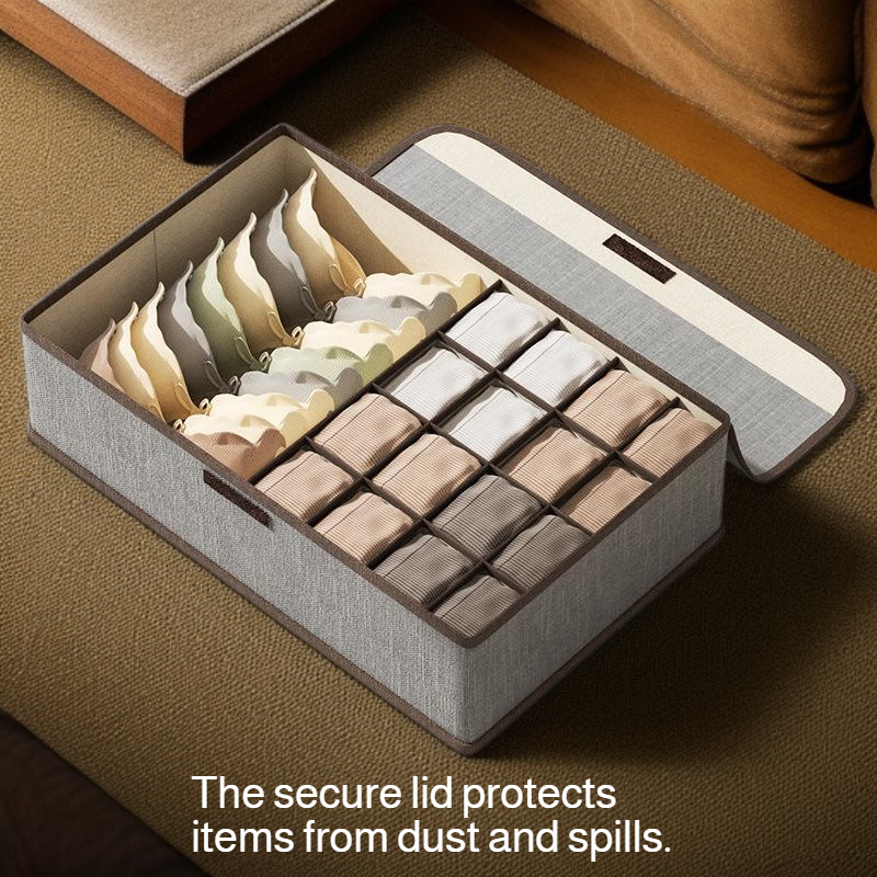 Lidded Drawer Organizer with Dividers