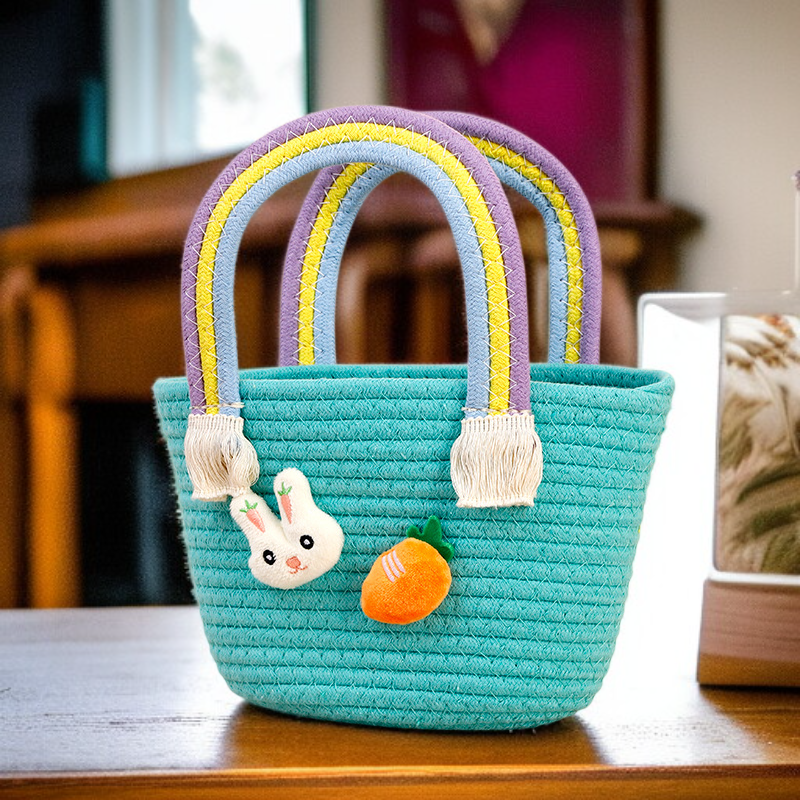 Handmade Cotton Rope Basket