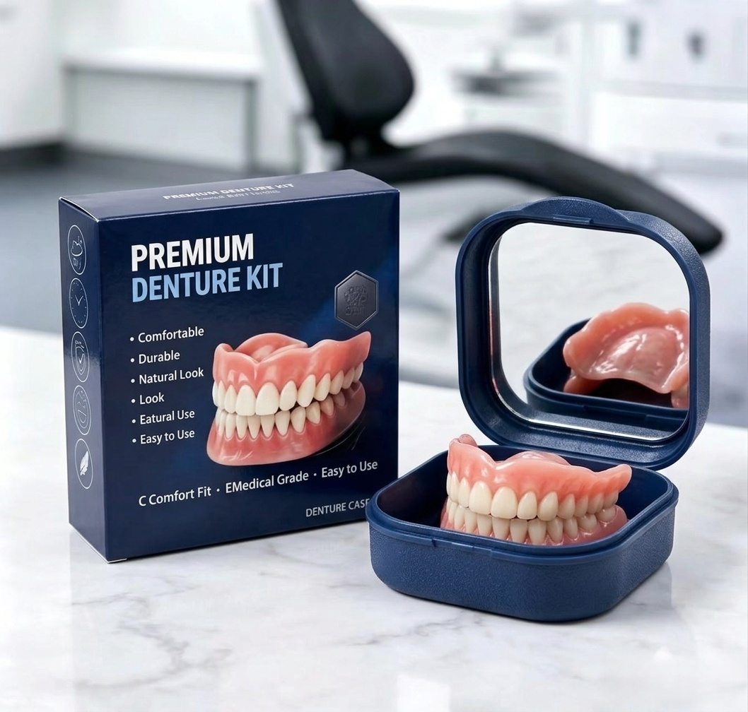 ✨ Transform Your Smile Instantly with Custom-Fit Snap-On Veneers!