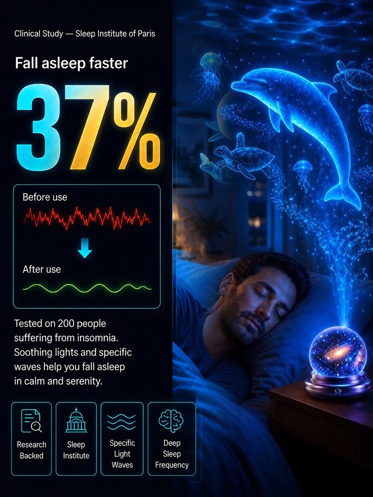 【4K Ultra HD Holographic Floating Aurora Star Projector】Stressed out after a long day? Transform any boring room (or even your car!) into a stunning deep-sea oasis or an endless 4K galaxy in just 1 second.