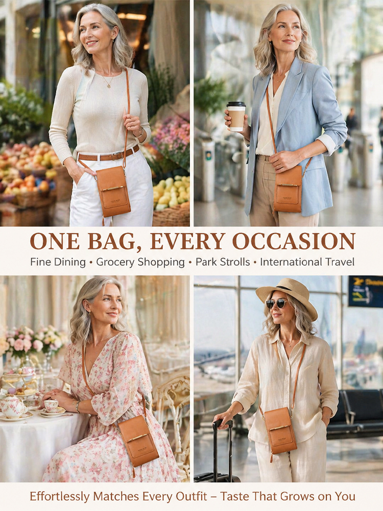 ✨Tired of heavy, shoulder-straining bags? Upgrade to our Smart Touchscreen Mini Crossbody!
