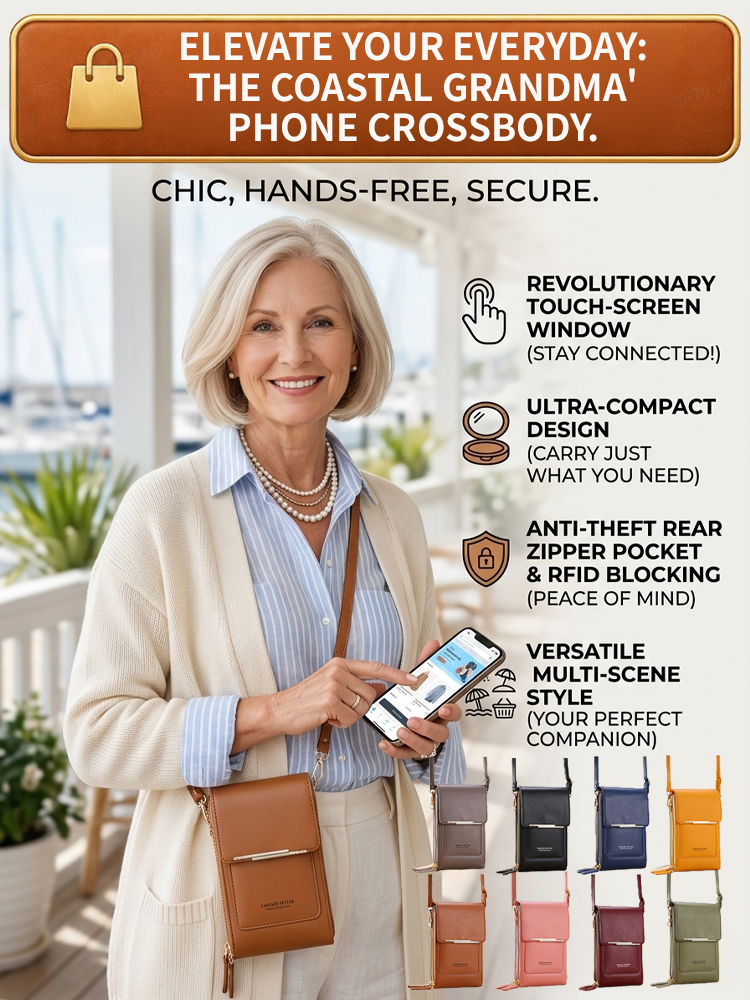 ✨Tired of heavy, shoulder-straining bags? Upgrade to our Smart Touchscreen Mini Crossbody!